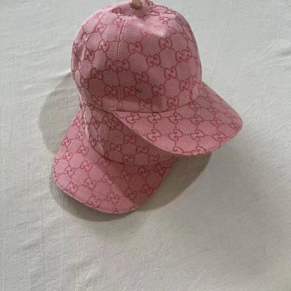 Gucci GG Canvas Baseball Cap Pink
