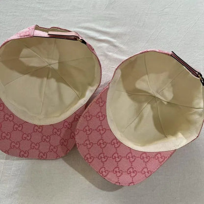 Gucci GG Canvas Baseball Cap Pink