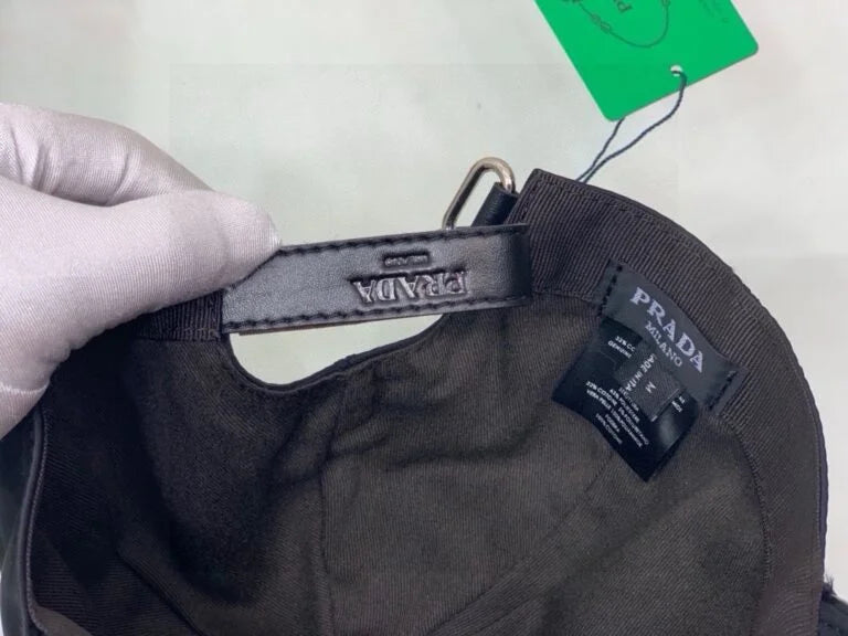 Prada Re-Nylon Baseball Cap Black